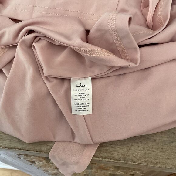 Lulus Women Sweet Like You Dress Women's S Blush Mini Ruffled NWT - Picture 10 of 12